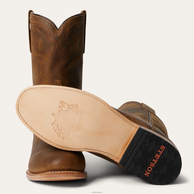 Stetson stivali da perforatore 6BP6J227 calzature marrone uomini